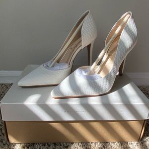White pumps